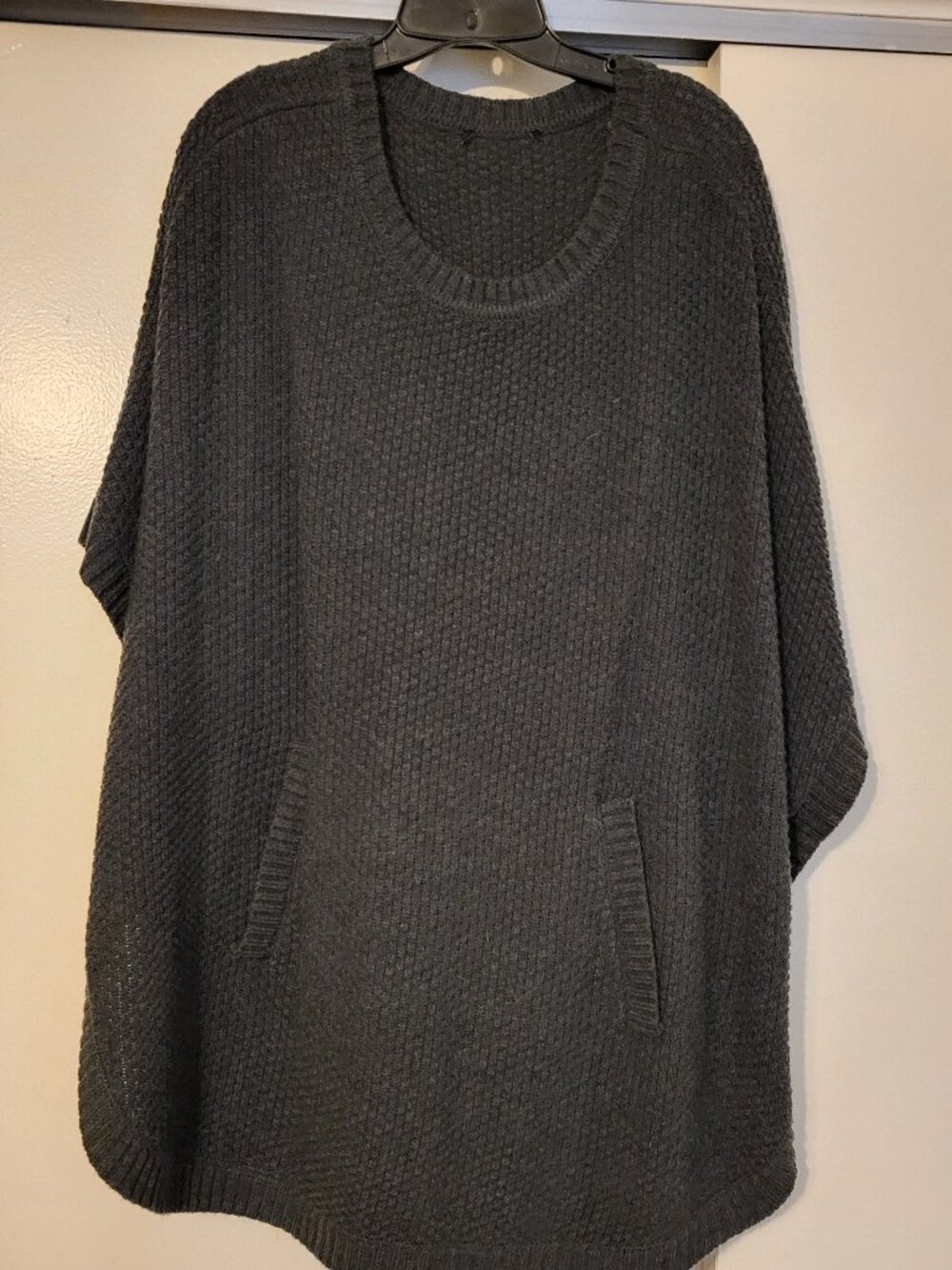 Charcoal grey sweater tunic